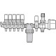 Tlakový filter Arag 200-280 l/min s prírubou samočistiaci